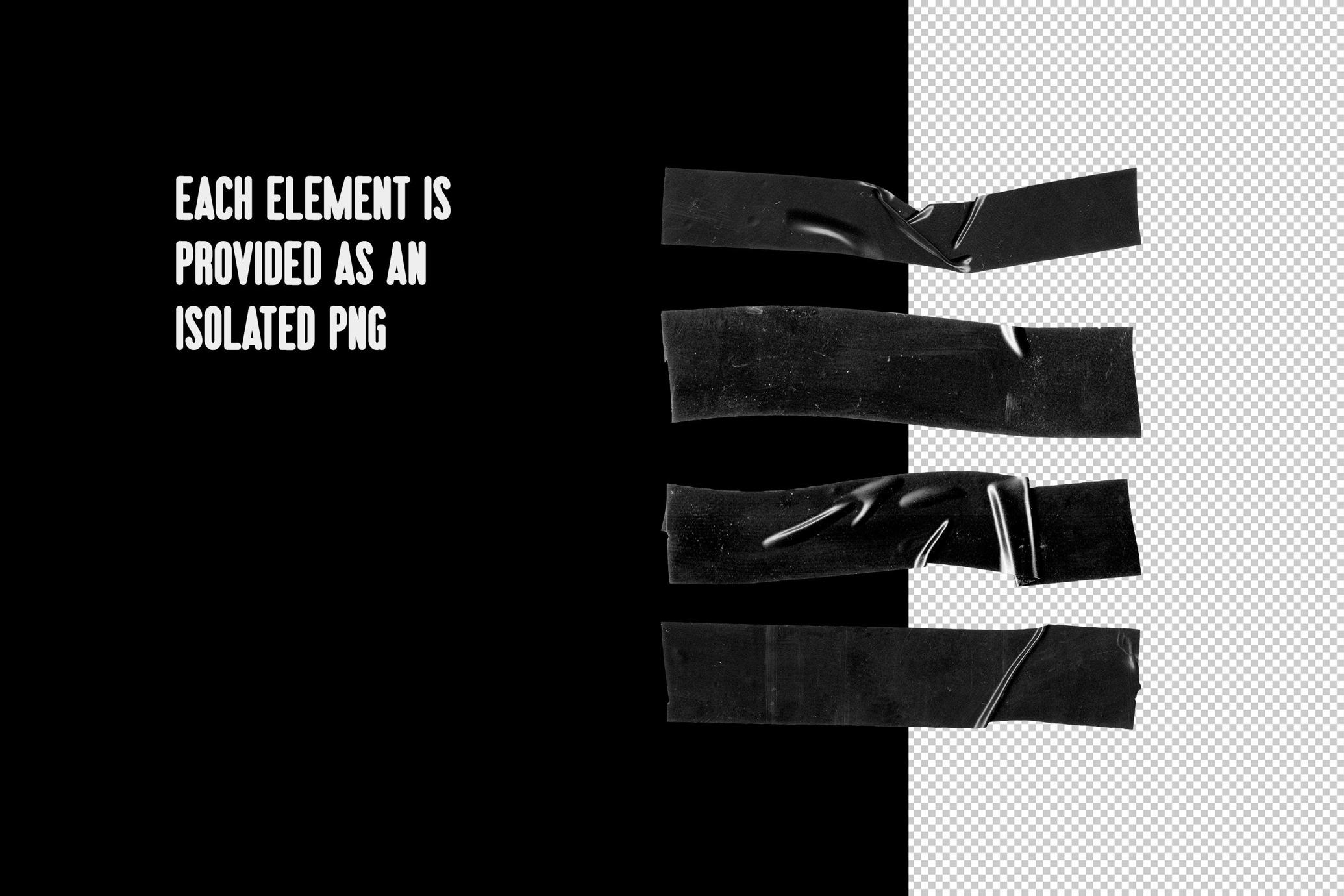 Black Tape: PNG Elements_img_1