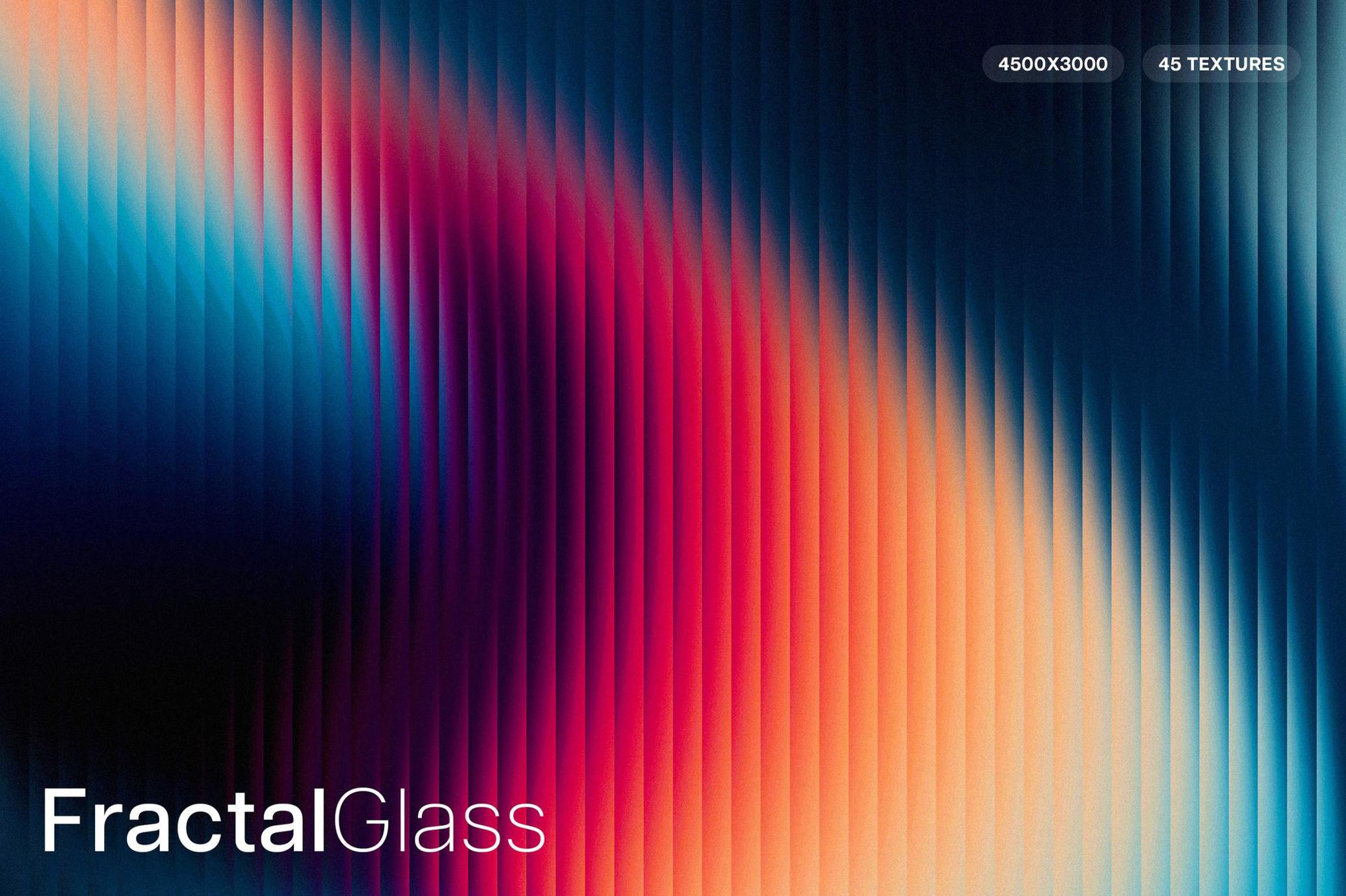 40个抽象艺术分体玻璃渐变 Fractal Glass Gradients_M5i0Df