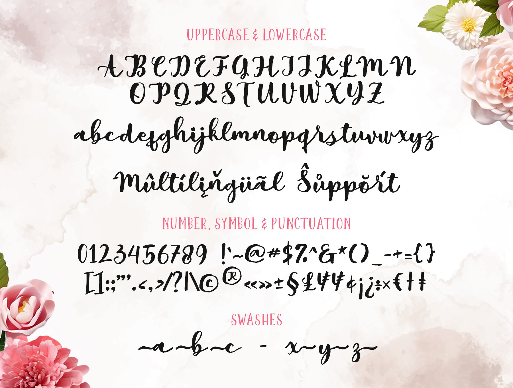 现代优雅手写婚礼贺卡徽标广告品牌字体 Malesa Brush font_7sK7Bz