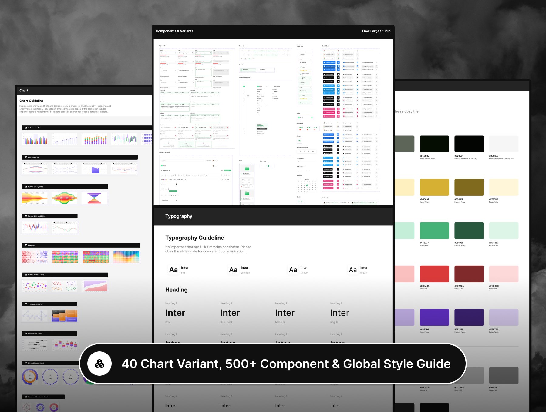 112屏简约响应式云存储CDN数据统计相关仪表盘界面模板 Cloudy - Cloud File Storage Dashboard UI Kit_GEa8vl