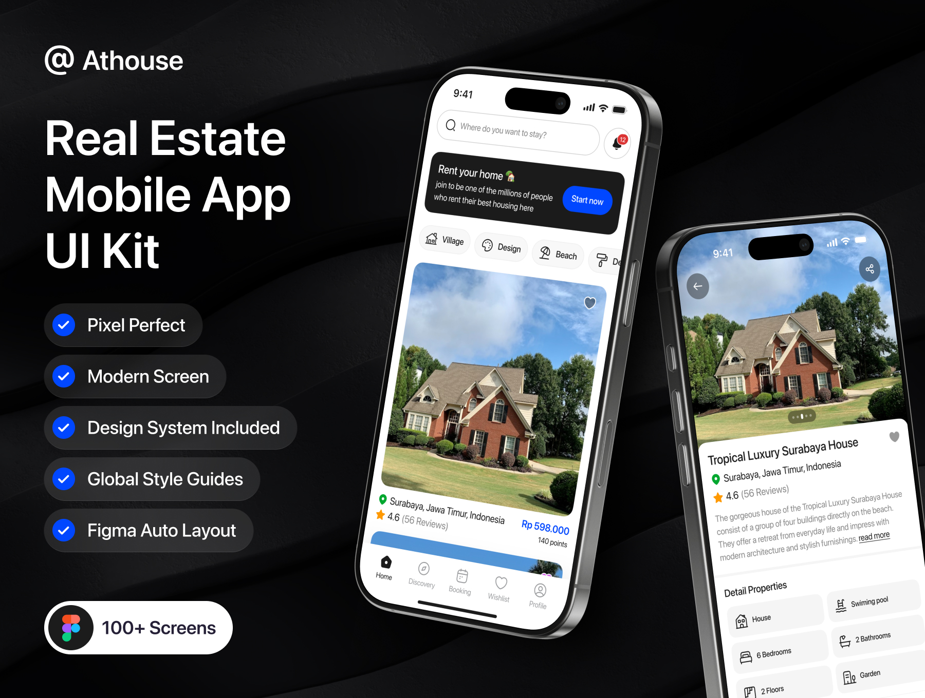 Athouse - Real Estate Mobile App UI Kit_img_1