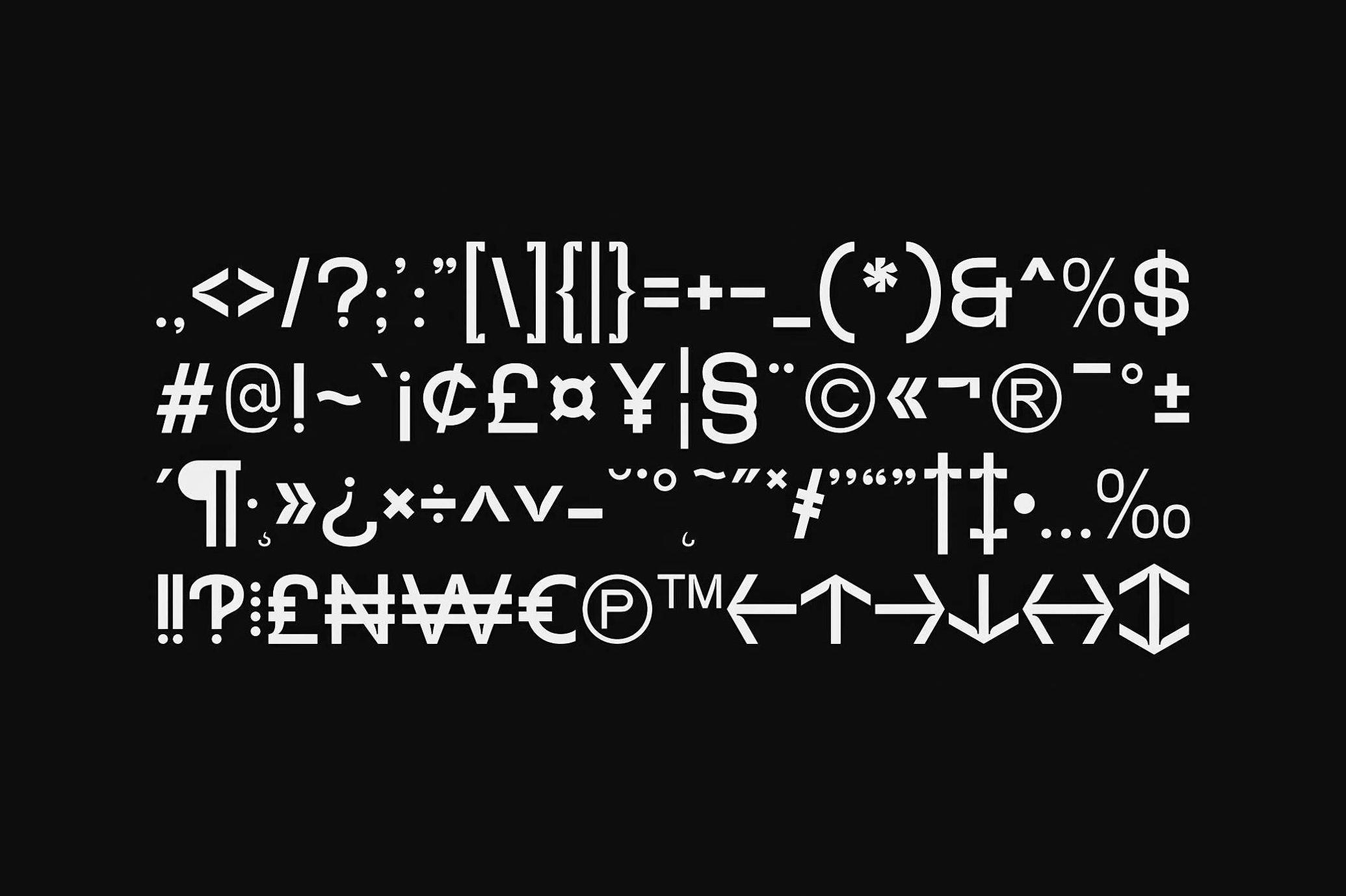 科技未来主义几何优雅品牌海报标题LOGO无衬线字体 Molarum Contemporary Sans Serif_img_1