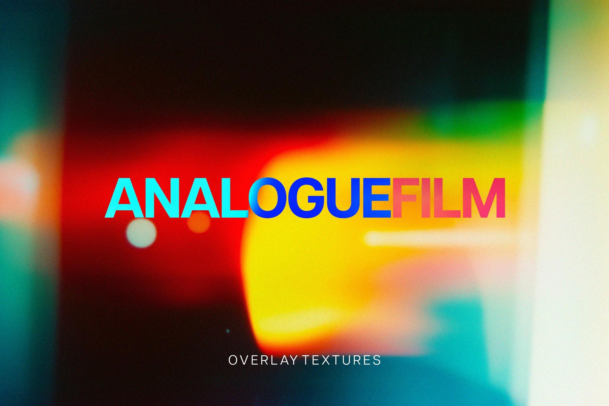 复古胶片光效叠加包：打造电影感光影效果，模拟真实胶片摄影Analogue Filmic Light Overlays_bp8KA3