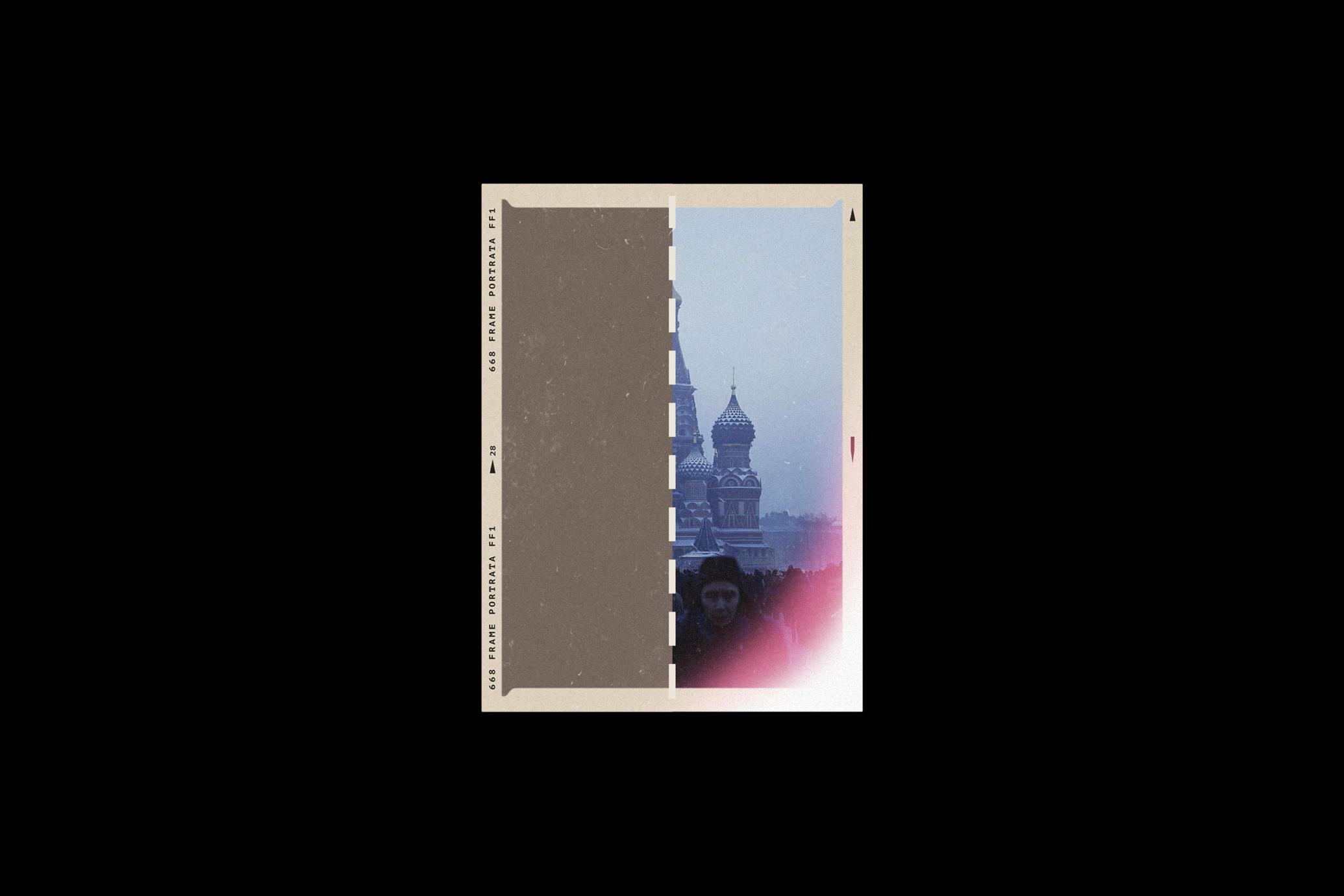 复古胶片相框模型 – 还原经典胶片摄影质感 Retro Film Frames Mockups VOL5_45M4sQ