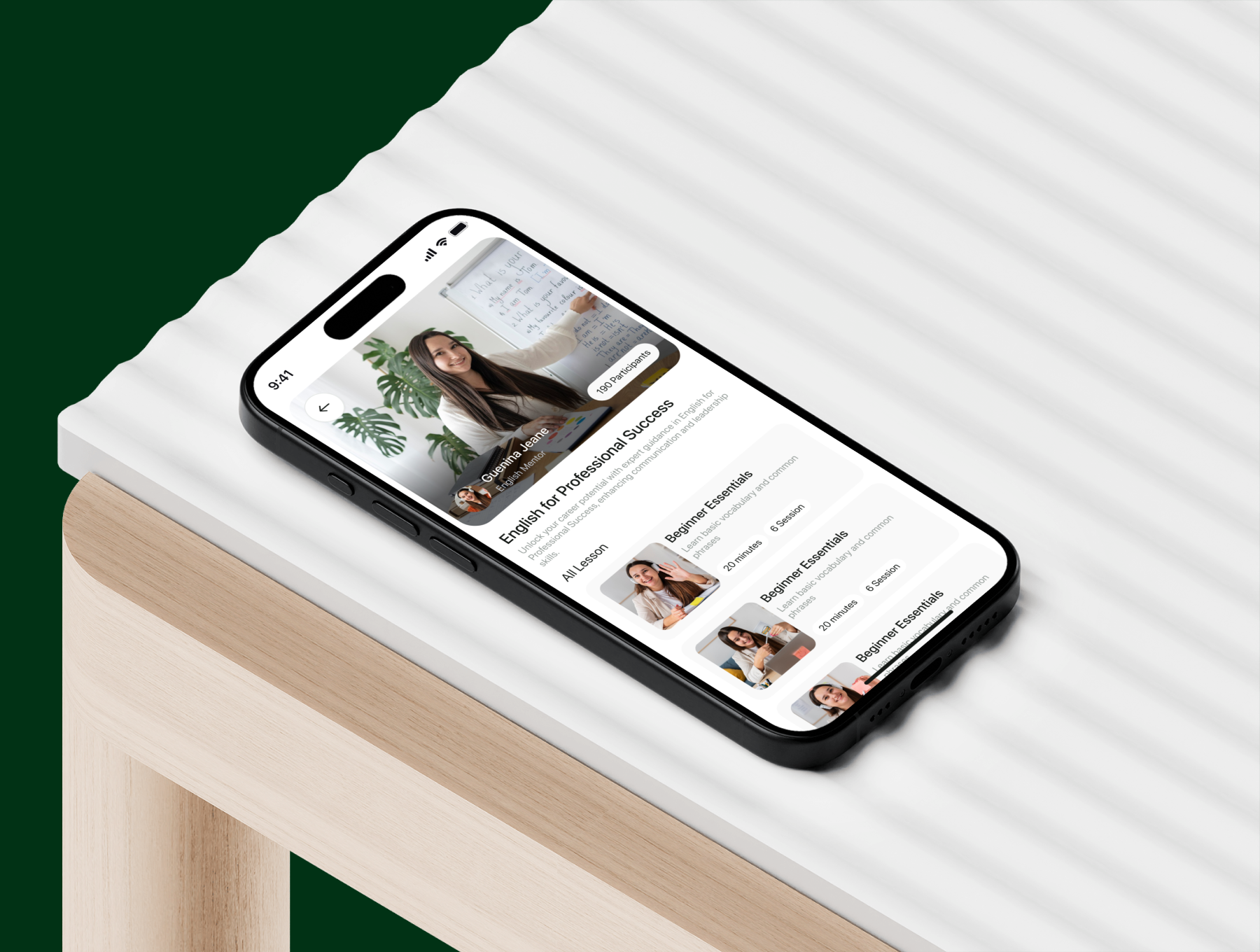 50+屏英语外语小语种语言学习移动应用 UI 套件| Learna - Language Learning Mobile App UI Kit_l0X4NB