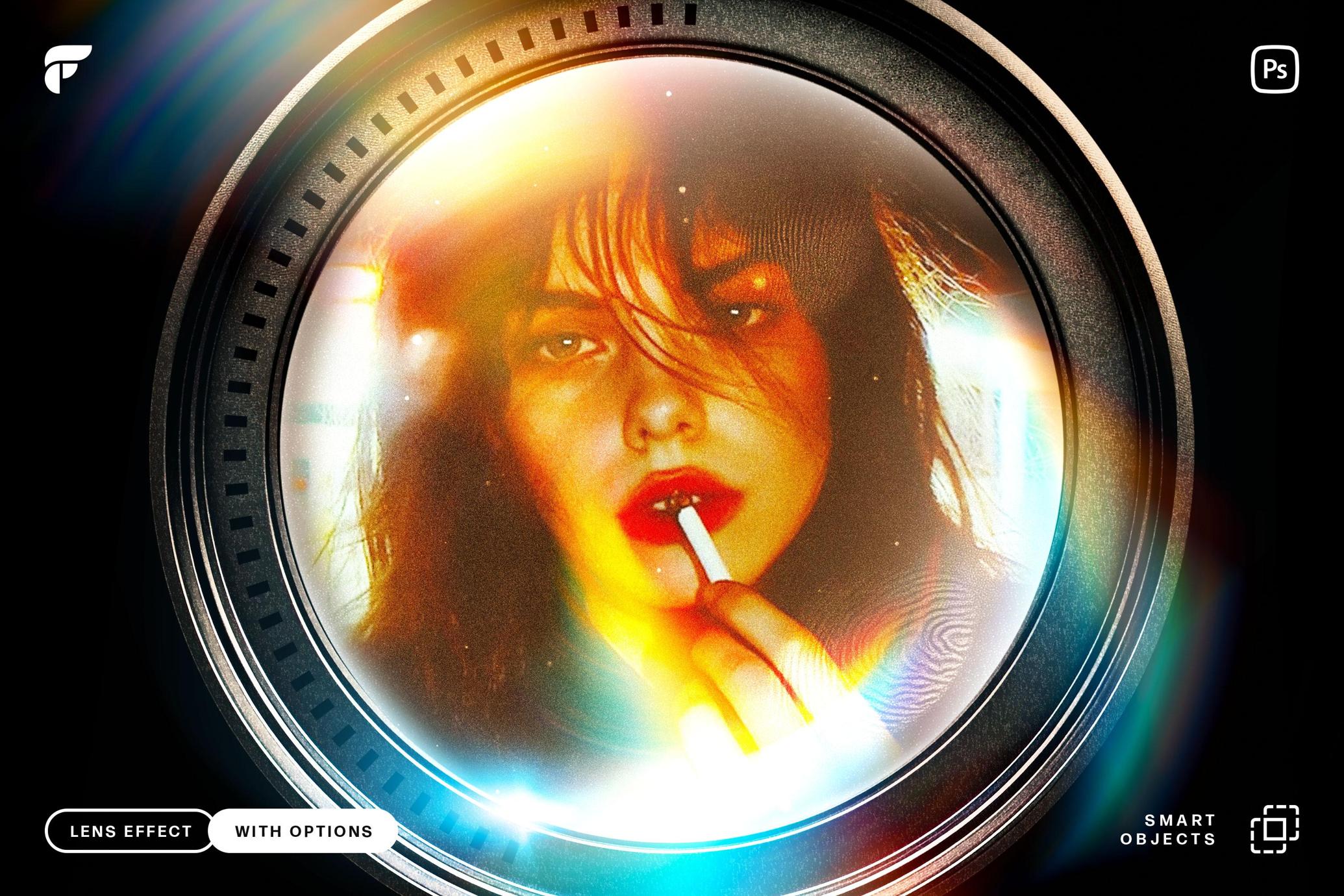 Fish Eye Camera Lens Photo Effect_img_1