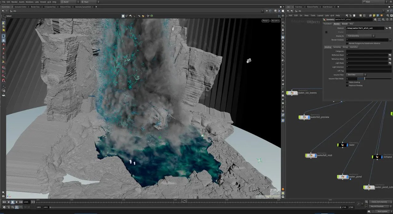 大师课 Houdini高级流体特效课程——掌握真实水体模拟技巧 Rebelway - Fluid FX IN Houdini_ax15y3