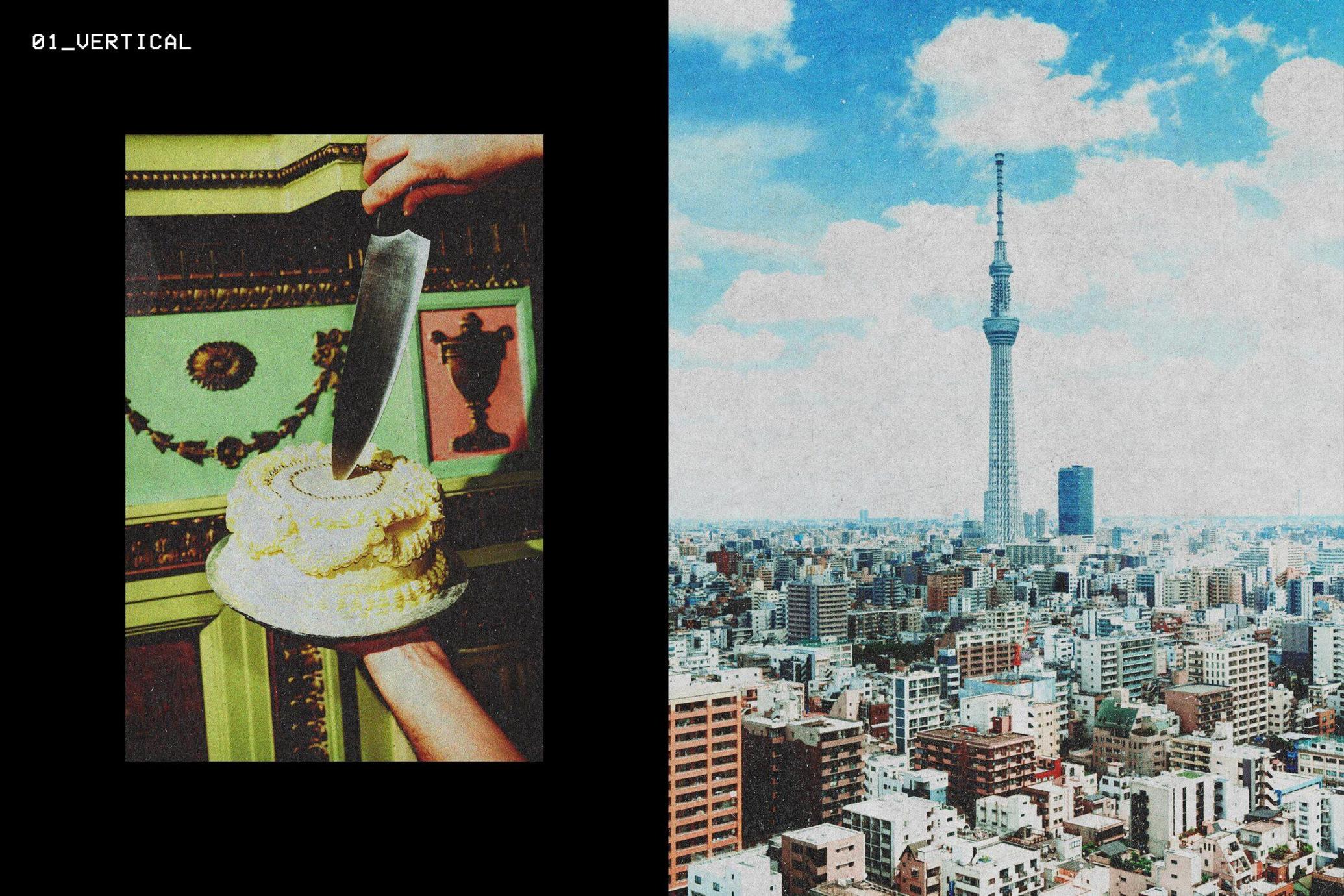超逼真复古颗粒噪点做旧褪色明信片专辑广告杂志封面PSD特效 Vintage Postcard Press_eBDjld