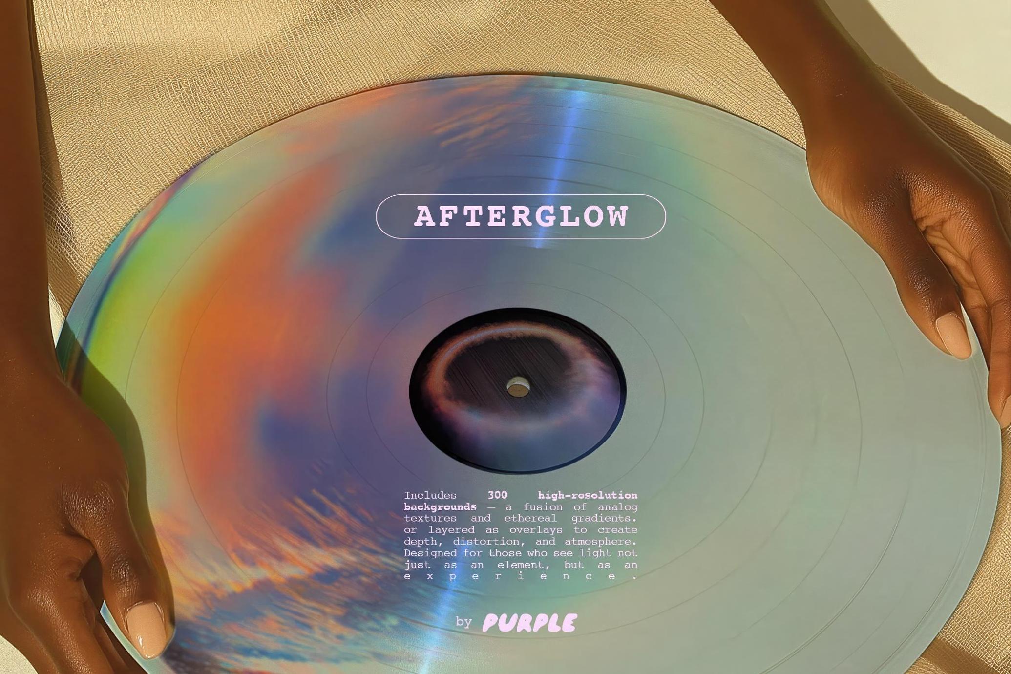 300款AFTERGLOW渐变光感纹理：模拟宝丽来风格的复古颗粒光效背景合集 | AFTERGLOW: Faded Light Textures_icHw34