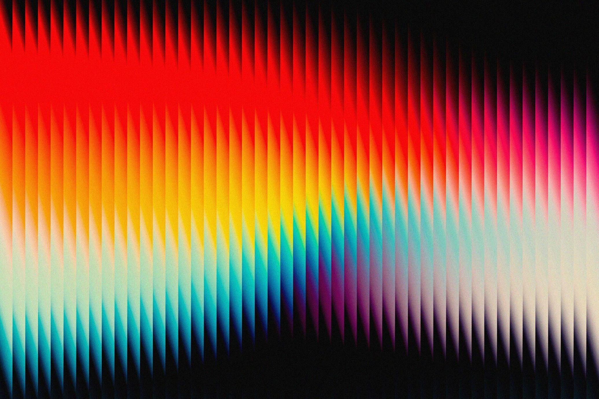 40张潮流前卫斜纹液态玻璃光影渐变几何纹理背景素材合集 | Slatted Glass Backgrounds Collection_R2Lo1M