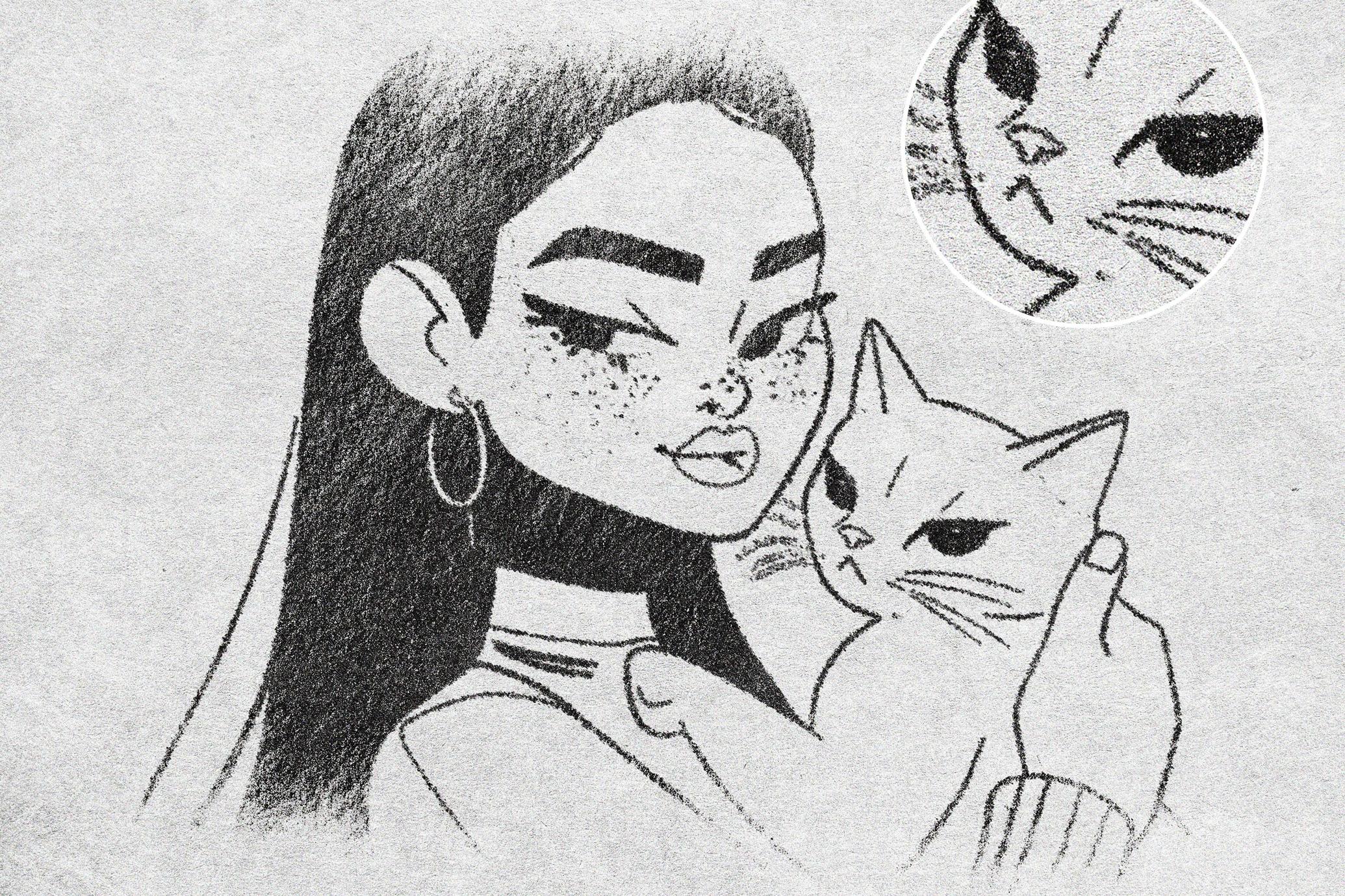 逼真黑白手绘素描艺术风照片海报广告PSD效果 |  Pencil Sketch Effect_0G10jG