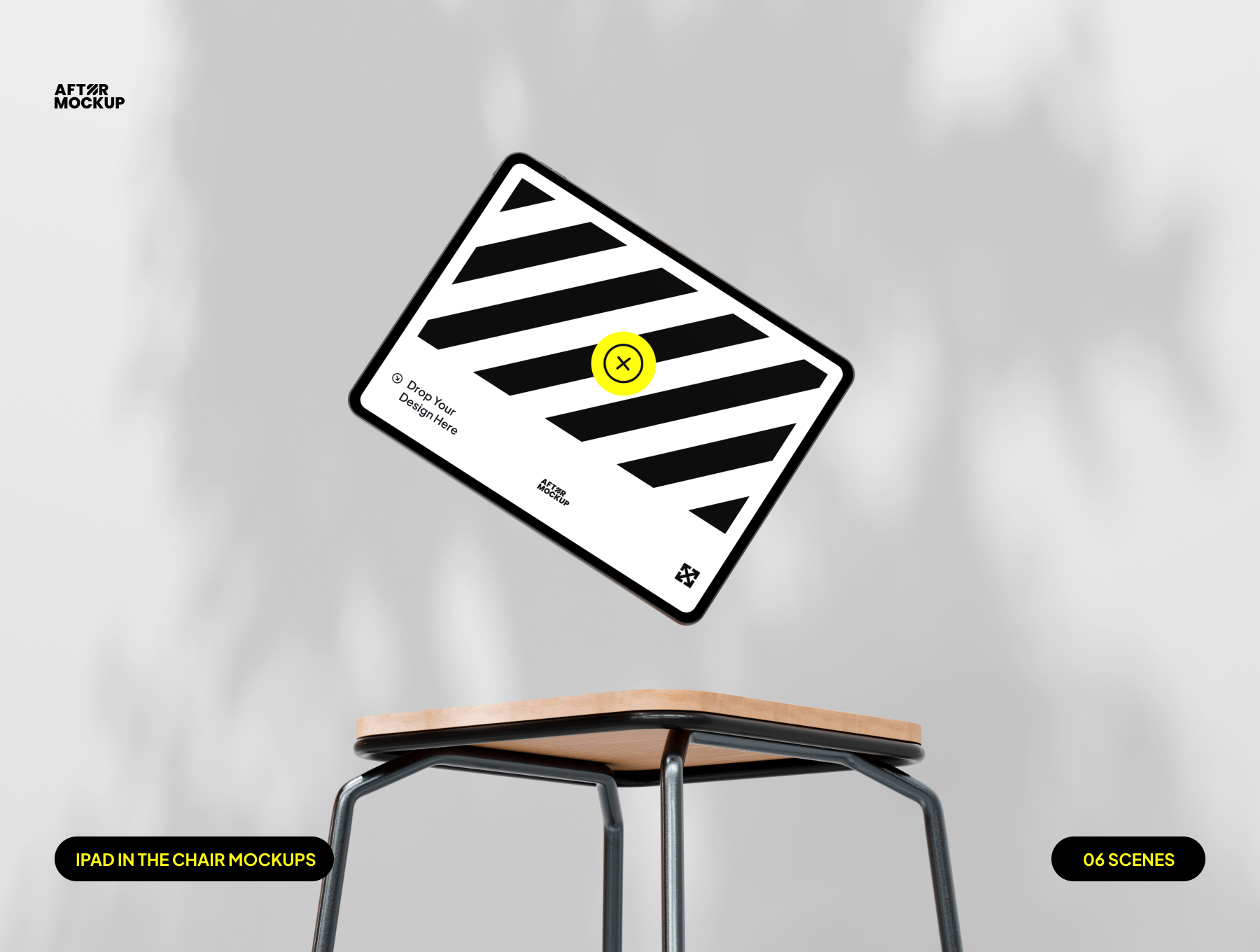 20款温馨舒适风格iPad场景模型完美呈现App和网页设计| iPad in The Chair Mockups_PtMC4C