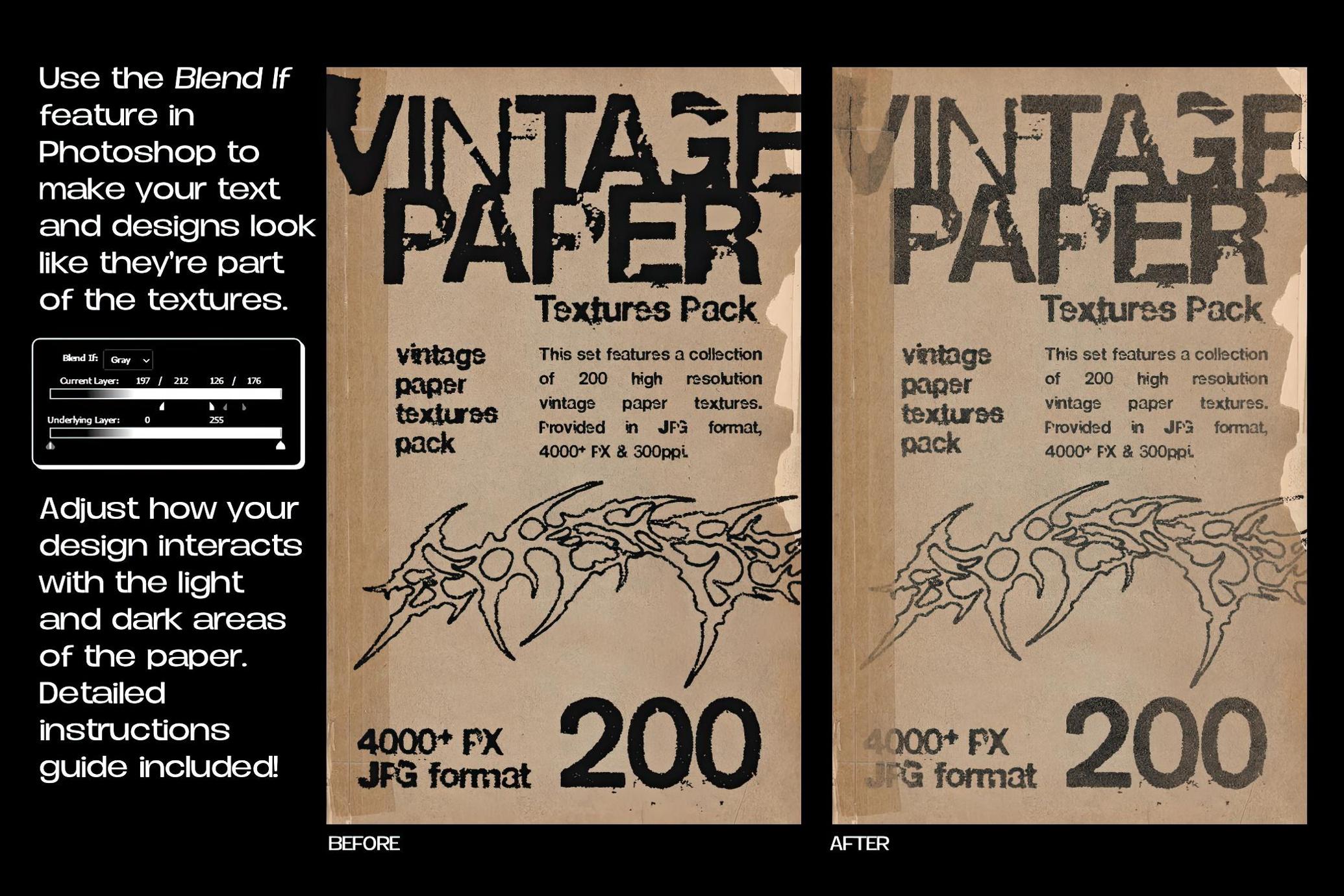 200张中世纪羊皮卷印刷品复古纸张纹理合集 | Vintage Paper Textures_MwYhYI