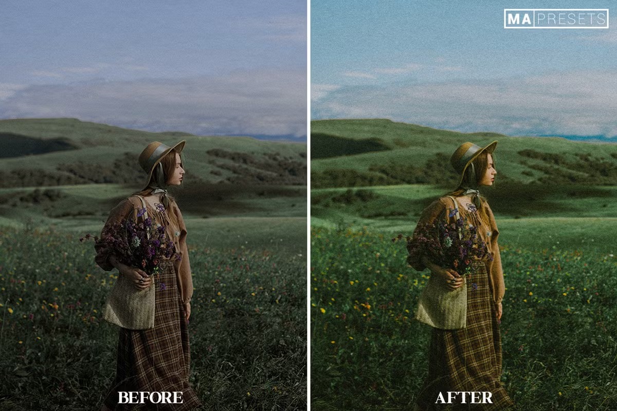 10款经典柯达人像胶片模拟自然复古风格Lightroom预设 | 10 KODAK PORTRA Lightroom Presets    _SmQ5A2