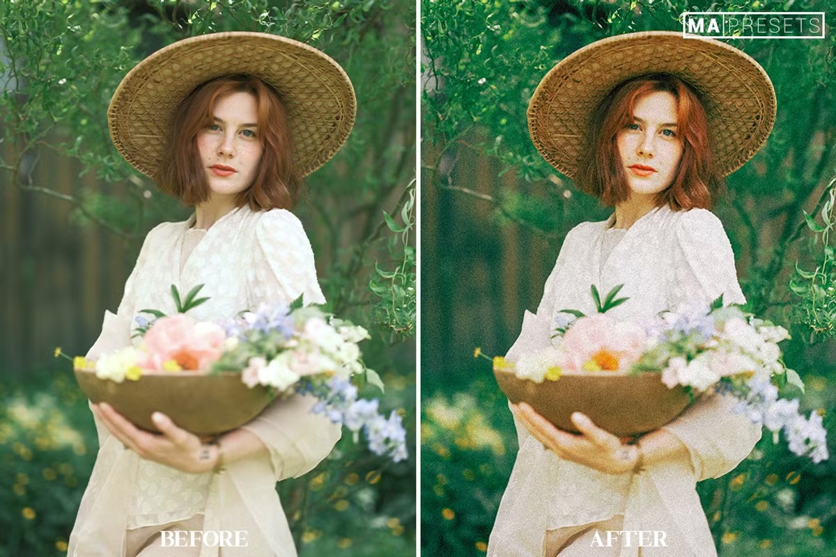10款经典柯达人像胶片模拟自然复古风格Lightroom预设 | 10 KODAK PORTRA Lightroom Presets    _2RooJE