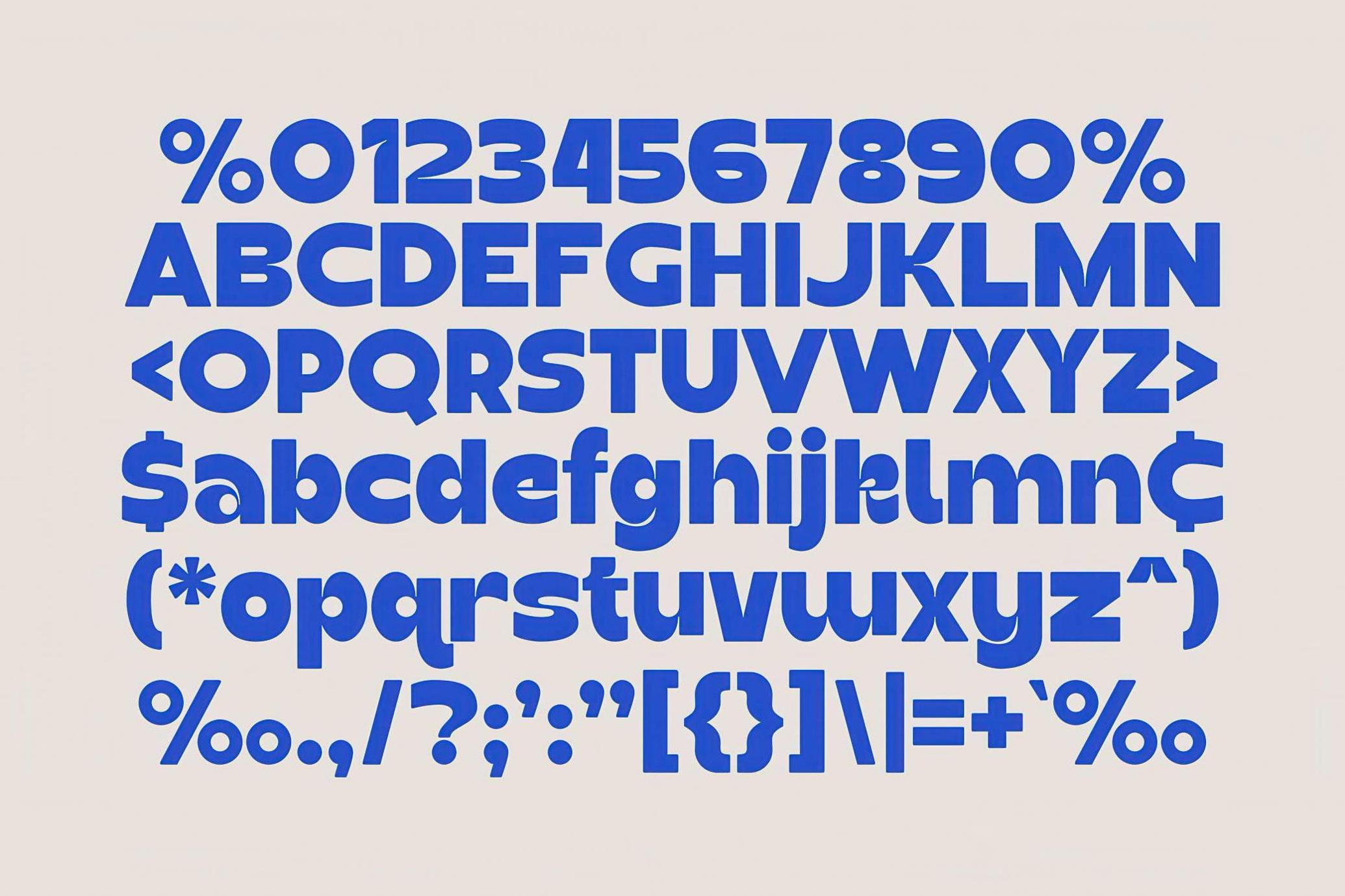复古未来感英文字体推荐 充满个性与怀旧魅力的现代无衬线字体 | Golte Font_9jM1kz