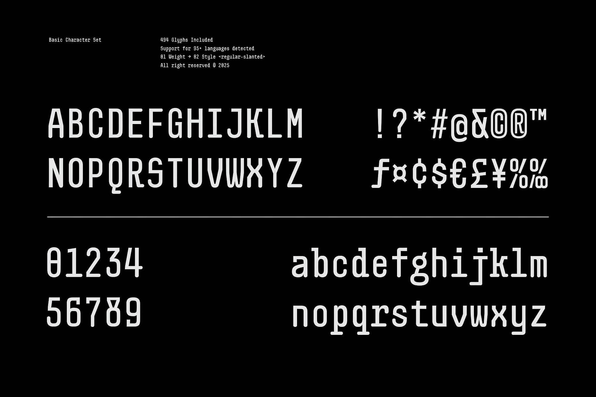   极简未来等宽几何品牌LOGO编程字体推荐 |  403 Malno Mono — Sans Serif Font_jM0J6z