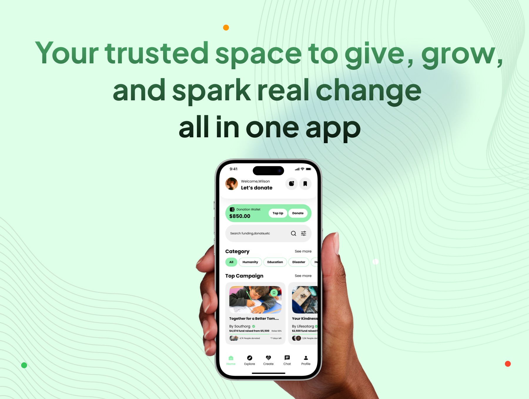 75+屏简约众筹公益捐赠教育灾难援助公益活动APP界面模板 | Fundco - Mobile Crowdfunding App Ui Kit_Ly8tvq