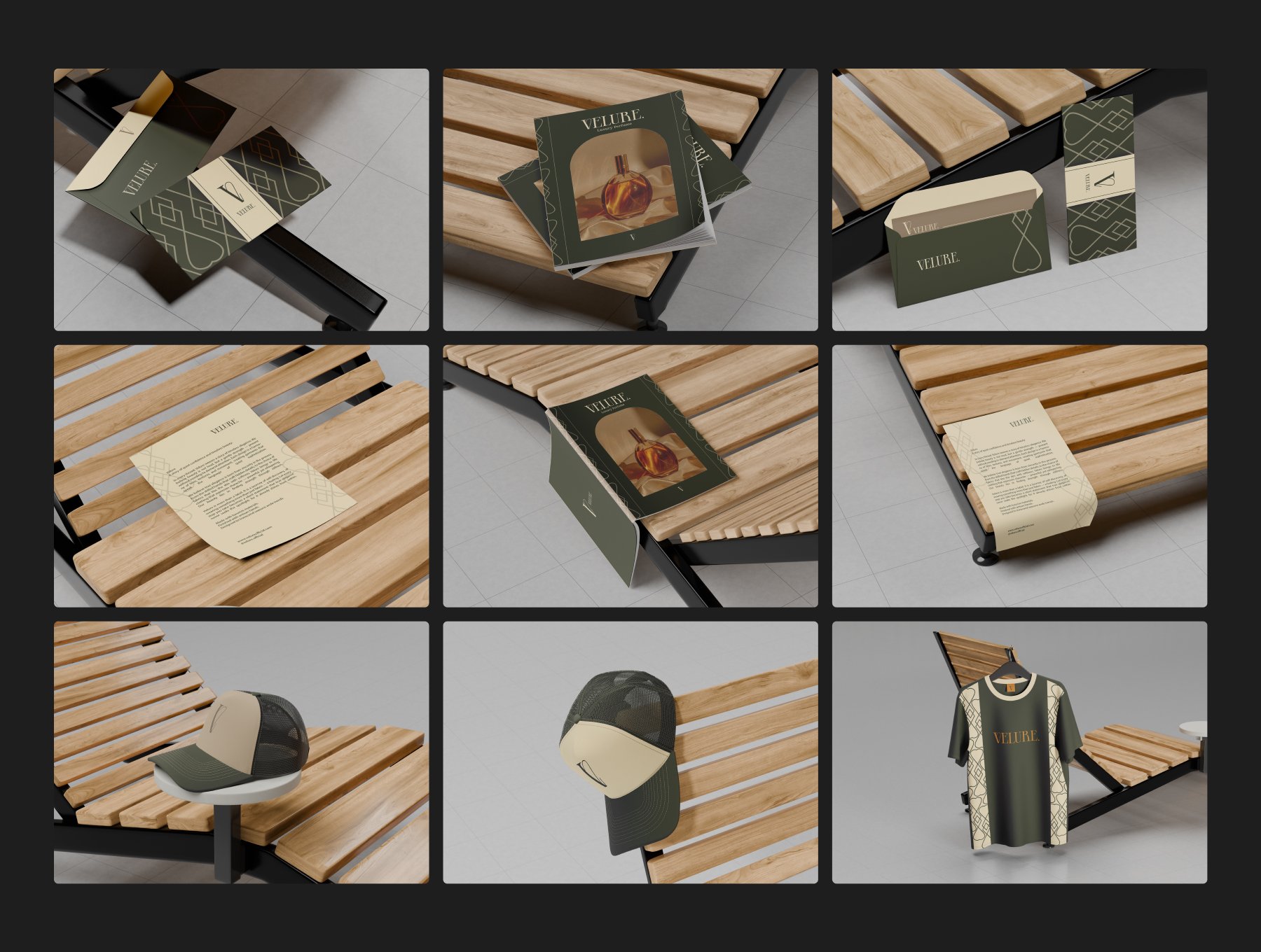 Velure高级品牌视觉样机合集 | 水杯、文具、手机、文具品牌样机 | Velure — Branding Kit Mockup Collection_9skqAu