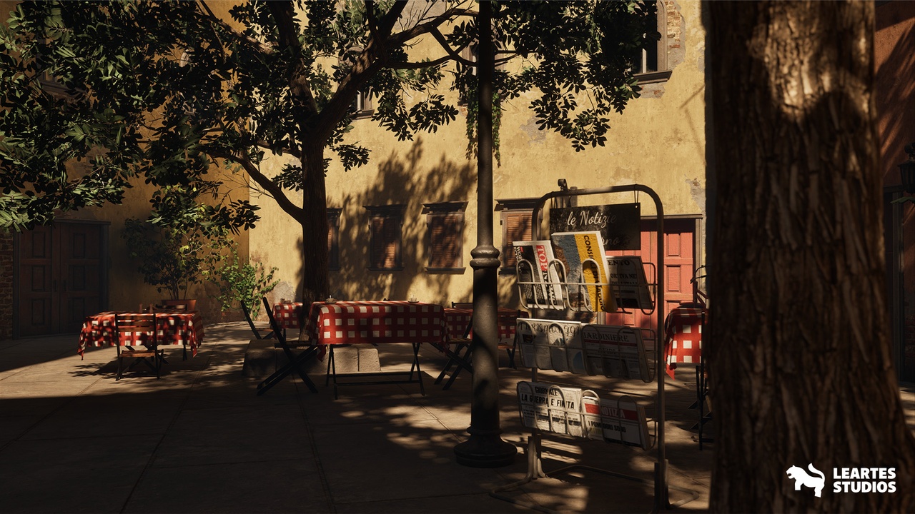 UE素材 178个独特意大利小巷环境(街道\推车\建筑）3D模型包 | Fab - Italian Alley Environment_iiGPe2