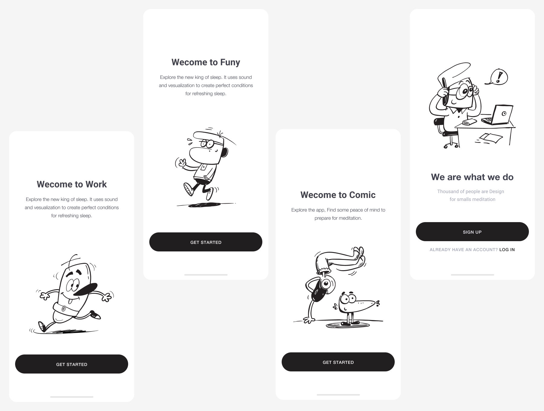 15款趣味线条涂鸦人物趣味俏皮校园手绘卡通角色插画包 | Funny School Doodles Cartoon Characters Pack_mrOo9d